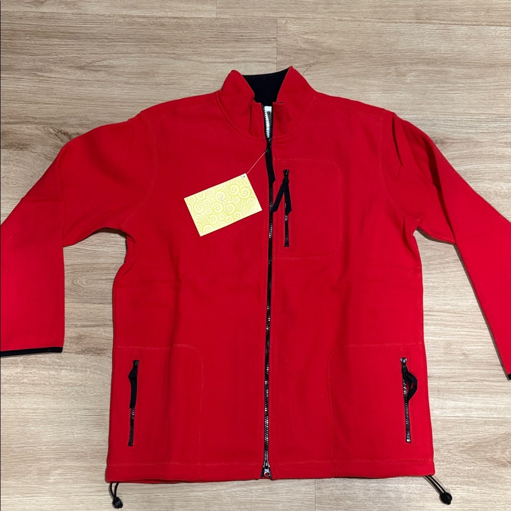 Vintage Sport Savvy Red and Black Jacket